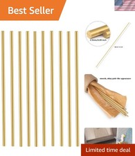Solid & Corrosion-Resistant Brass Rods - 2.5 mm, 12 Inch for Engineers & Crafts picture
