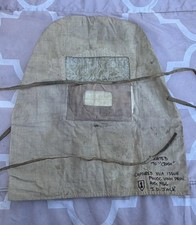 Original Vietnam US Army KIA Vet Bring Back Signed Vietnamese Gas Mask Hood JM picture