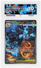  Mega Charizard X ex 125/094 Phantasmal Flames SIR Perfect Subgrades ACE 10 ENG picture