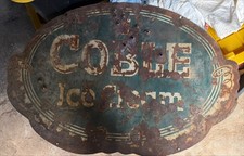 Coble Ice Cream vintage grocery store sign picture