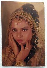 Bollywood Actor Superstar Legend REKHA Rare Old Original Postcard Post card picture
