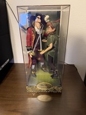 Disney Designer Collection Doll Fairytale Peter Pan Captain Hook Tinkerbell LE picture