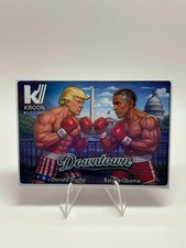 Trump vs. Obama Custom Boxing Parody Sports Card picture