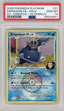2009 Pokemon Platinum Empoleon FB #27 SV-CRSHTCH-'10 PKMN.LG HOLO PSA 10..B picture