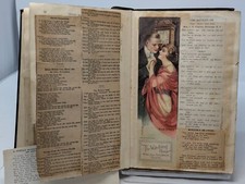Antique Vintage Scrapbook Album Ephemera 1910s - Poems Recipes Newspaper Clips picture