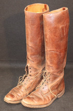 WWI US Army Cavalry Artillery Officers Riding Boots English Made 8 1/2C Wichita picture