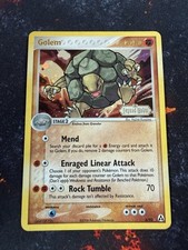 Pokemon Golem Holo Rare Legend Maker 6/92 Stamped picture