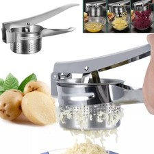 Stainless Steel Potato Masher Press Ricer No Lumps Large Heavy Vegetables Tool picture