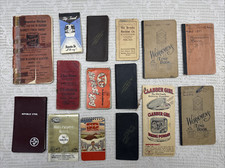 Lot Vtg 15 Advertising Agricultural Farmer Ledger Book Calendar Pocket Notebooks picture