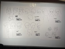 VINTAGE AMAZING CHAN AND THE CLAN Model Sheets 80s Animation Cartoons J121 picture
