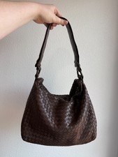 Bottega Veneta Intrecciato Pyramid Shoulder Bag – Chocolate Brown picture