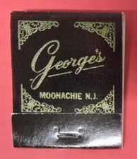 GEORGE'S UNSTRUCK ADVERTISING MATCHBOOK-MOONACHIE NEW JERSEY-NJ picture