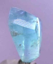 9cts GEM BLUE OPAL SCENIC FACET PERU SEASCAPE PENDANT JEWELRY  B01 picture