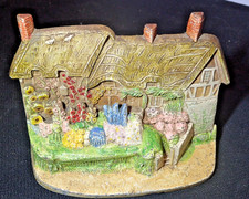 Antique Hubley Cast Iron Doorstop Anne Hathaway’s Cottage Excellent Condition picture