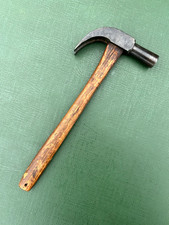 Rare Antique J M WARREN CAST STEEL Small Tack Claw Hammer 10