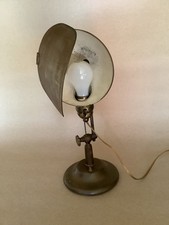 Vintage LYHNE Table Lamp 17” Mid Century Modern Accent Lamp Original Shade 1921. picture