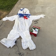 8.5 Ft Stay Puft Marshmallow Man Halloween Airblown Inflatable Ghostbusters Read picture