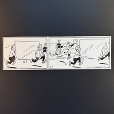 Archie Original Comic Art BASEBALL Signed Dan DeCarlo Daily Strip 1985 Jughead picture