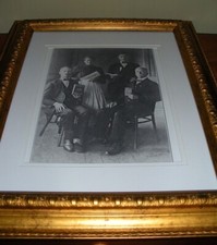 1911 Pilgrims holding Watchtower literature Jehovah IBSA Russell picture