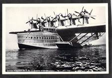 D2915 Transport Dornier Flugshigg Flying Boat postcard picture