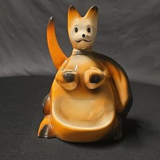 Vintage 1956 Ceramic Boxing Kangaroo Dresser Caddy Valet Pulp Fiction Fine Ent picture