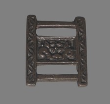Tibet 1500s Antique Buddhist Alloy Copper Kirtimukha Mantra Sutra Buckle Amulet picture