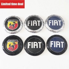 FIAT 3D Front Grill Rear Bumper Emblem Badge Sticker ABS 9.7cm Car Logo picture
