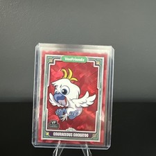 2025 Topps Chrome VeeFriends Courageous Cockatoo Red Refractor /5 #59 picture