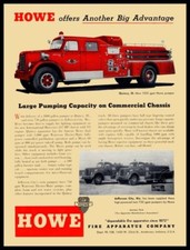 1958 Howe Fire Apparatus NEW METAL SIGN: Quincy, Illinois Fire Department picture