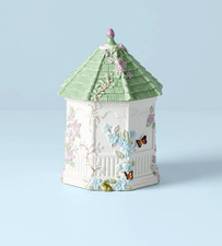 2026 Lenox Butterfly Meadow Figural Cookie Jar with Lid Earthenware picture