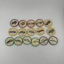 Vintage 1960s Jell-O Car Coins Lot of 16 # 18 56 67 69 104 110 115 117 118 122 picture