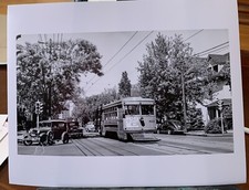 1948 Denver Tramways Co. Trolley Streetcar Colorado Photo picture