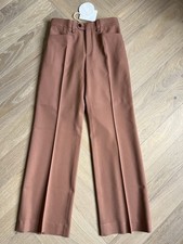 Chloe Marron High Rise Tailored Trousers FR34 UK6 picture