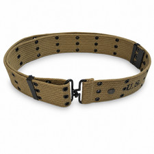WW2 US ARMY M36 Pistol Belt Tactical WWII American M1936 OD green Webbing Canvas picture
