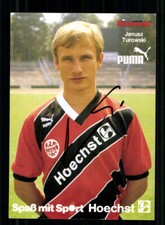 Janusz Turowski Autograph Card Eintracht Frankfurt 1989-90 Original Signed picture