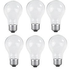 JUNFMLY 60 Watt Incandescent 2.36 inches diameter, 3.79 length, White picture