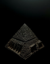 Ancient Egyptian Stone Pyramids Giza Rare Antique Carved Pharaonic Sculpture picture