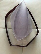 Vintage Cec LePage Abstract Lucite Acrylic Sculpture Vase in Light & Deep Purple picture