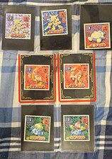Hyper Collection Amada 1997 Pokemon Stickers 7 Lot Charmander Snorlax Near Mint picture