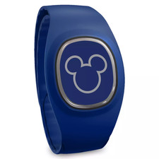 Disney Parks Navy Blue MagicBand Plus Mickey Solid Color Unlinked Sealed - NEW picture