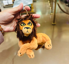 Disney shanghai disneyland 2026 Halloween lion king plush keychain scar picture