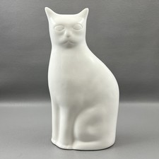 Vintage Enesco Sitting White Cat 10