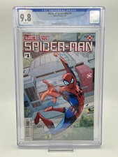 W.E.B. OF SPIDER-MAN #1 First App Harley Keener MCU NM+ WP CGC 9.8 Marvel 2021 picture