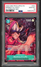 2023 One Piece Paramount War PSA 10 Monkey D. Luffy Alt Art 041  picture