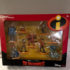 Disney Store Pixar The Incredibles Figurine Set - The Incredibles Movie picture