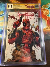 🩸CGC SS 9.8 DEADPOOL WOLVERINE #1 TYLER KIRKHAM SIGNED & SKETCH VIRGIN VARIANT picture