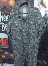 GENUINE US MILITARY ISSUED ACU CAMOUFLAGE MECHANICS COVERALLS. SIZE X-LARGE NEW picture