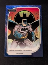 2026 Upper Deck DC Platinum Batman Creator Art Variant Blue Rainbow Parallel picture