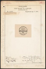 Tide Water Oil Co Guardian Oil Trademark 1891 Illuminating Oil Savannah GA picture
