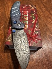 (Rare /custom) crystallized titanium Kizer Sheepdog C01C 2.9 Pocketknife S45VN picture